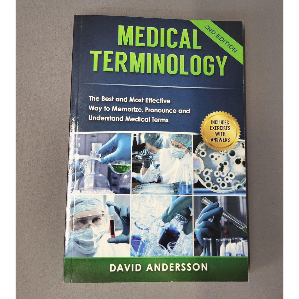 Medical Terminology David Andersson 2nd Edition Softcover Study Guide Exercise